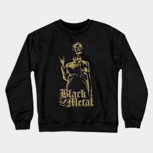 Black Metal (gold version) Crewneck Sweatshirt